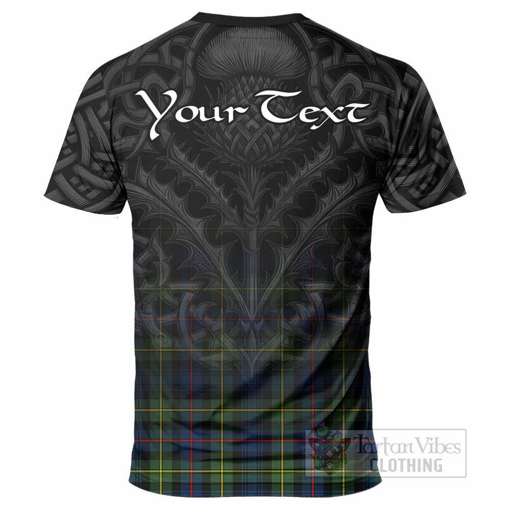 Baillie (Bailey) Tartan T-Shirt with Family Crest Celtic Thistle Vibes - Tartan Vibes Clothing
