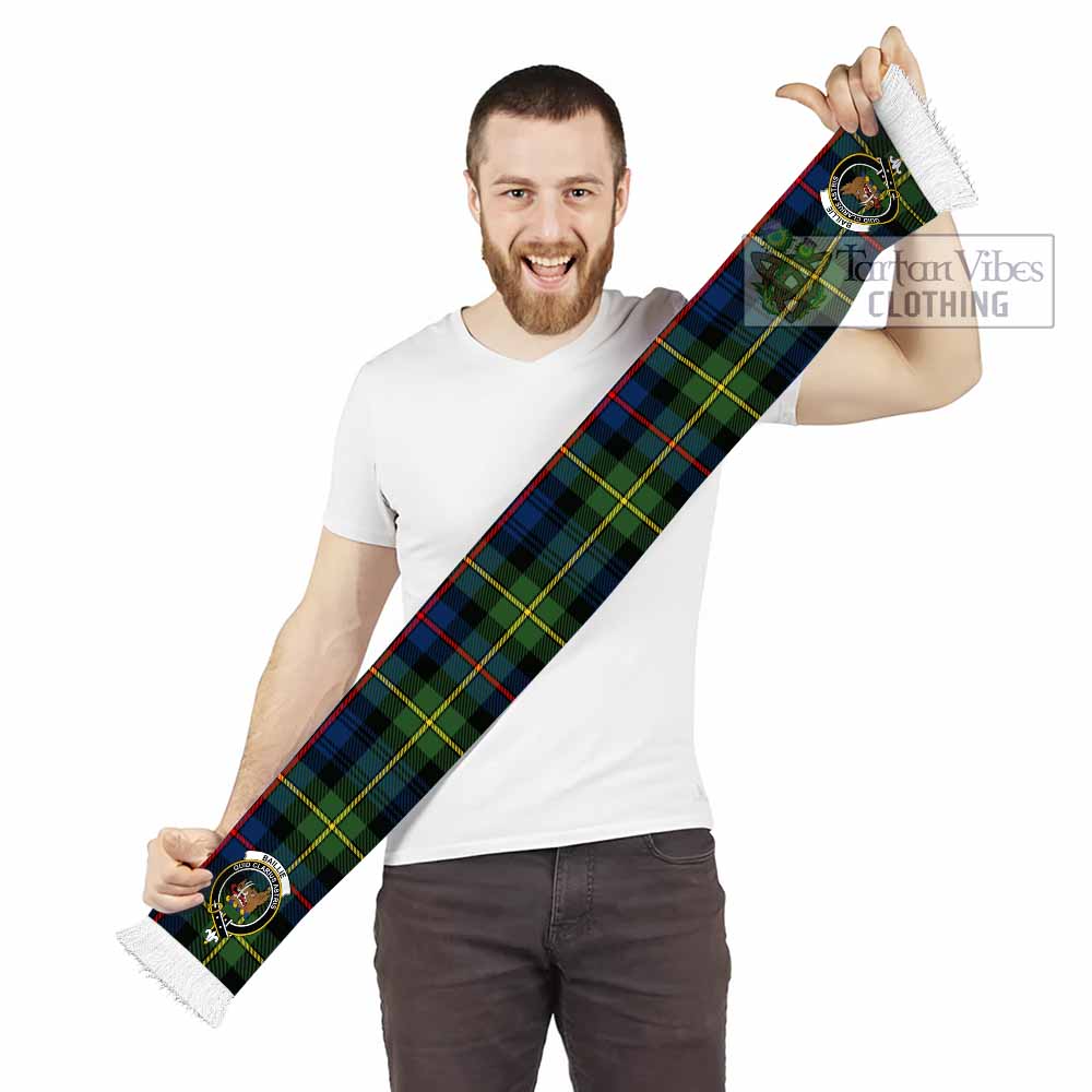 Tartan Vibes Clothing Baillie (Bailey) Tartan Ruffneck Scarf with Family Crest