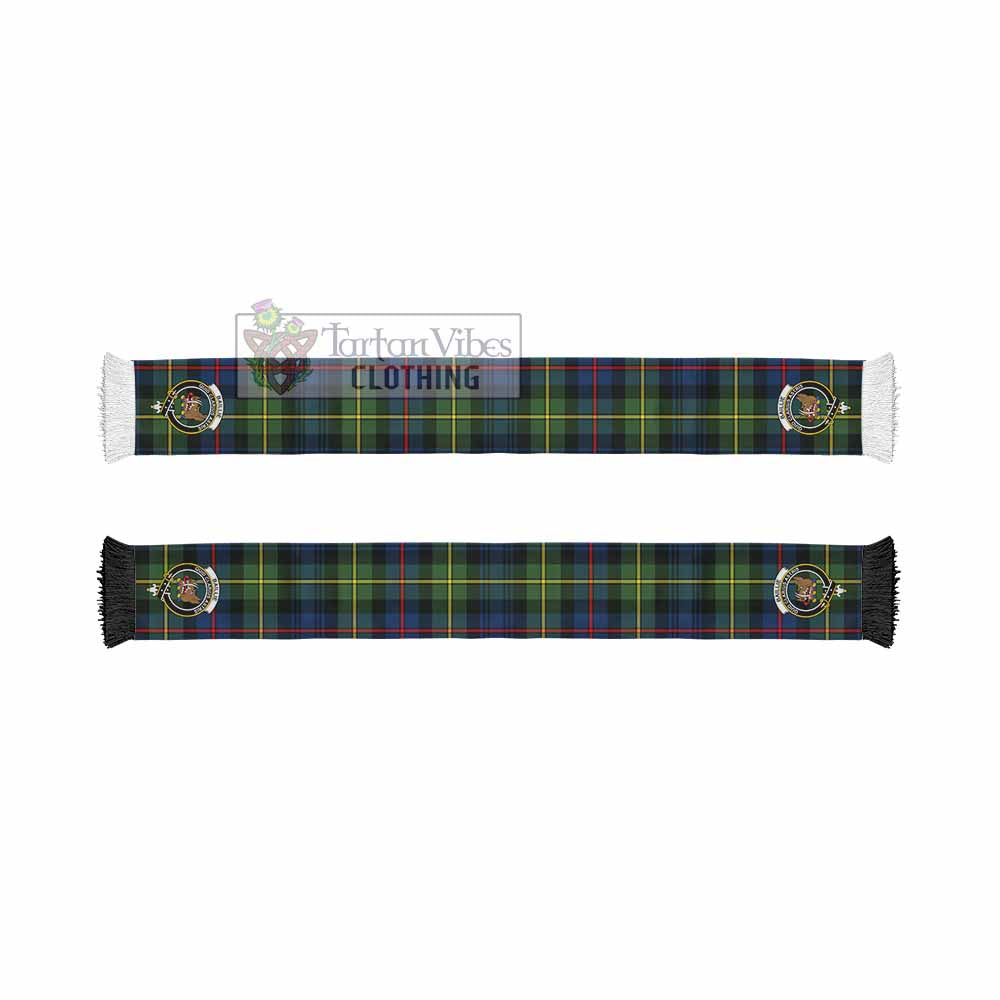Tartan Vibes Clothing Baillie (Bailey) Tartan Ruffneck Scarf with Family Crest