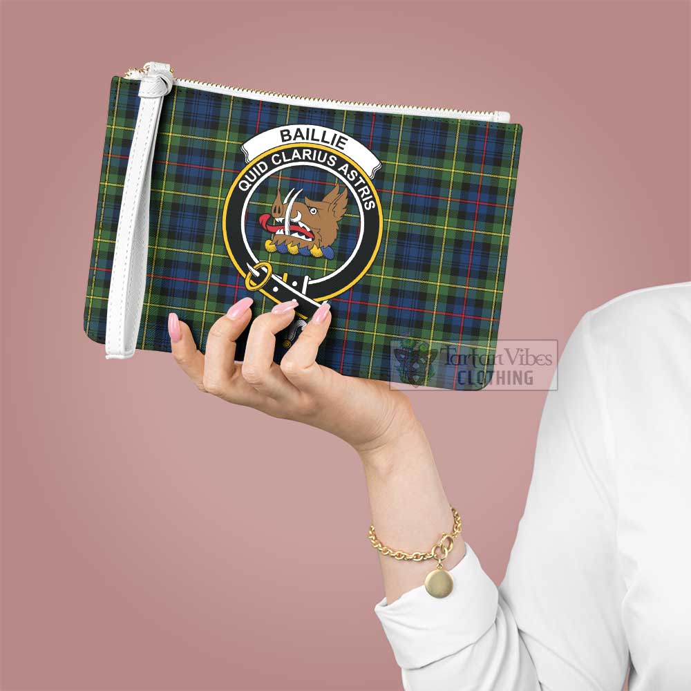 Tartan Vibes Clothing Baillie (Bailey) Family Crest Tartan Clutch Bag
