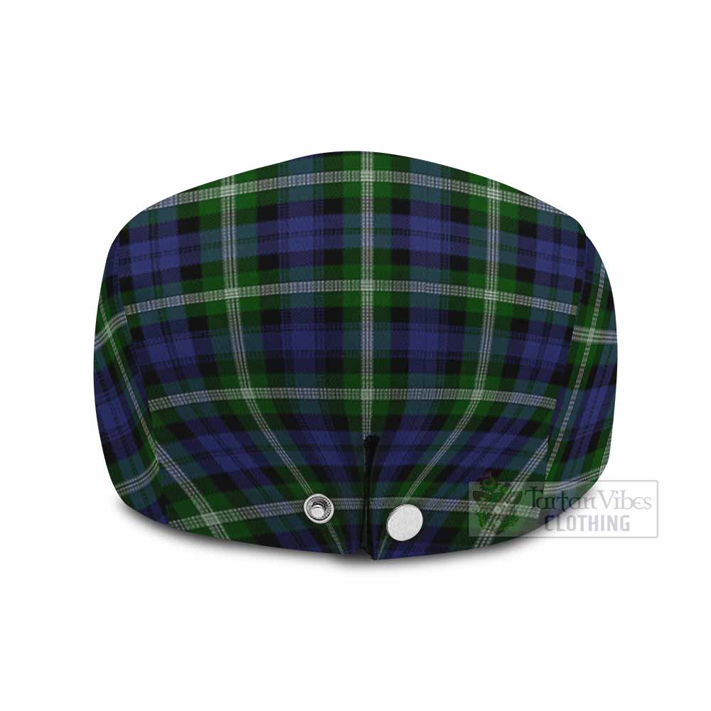 Baillie (Bailey) Family Crest Tartan Jeff Cap, Tartan Flat Cap