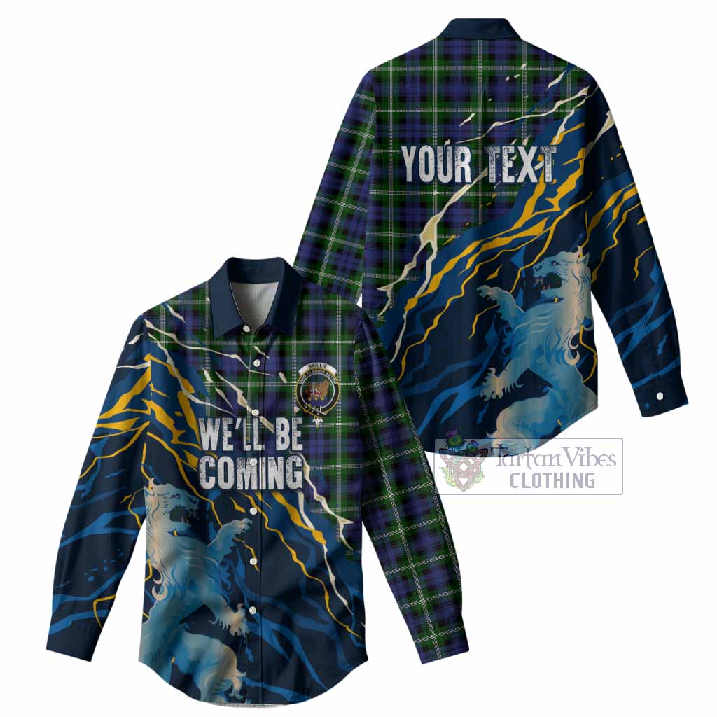 Baillie (Bailey) Scotland Tartan Women Casual Shirt WC2026 Football - We'll Be Coming