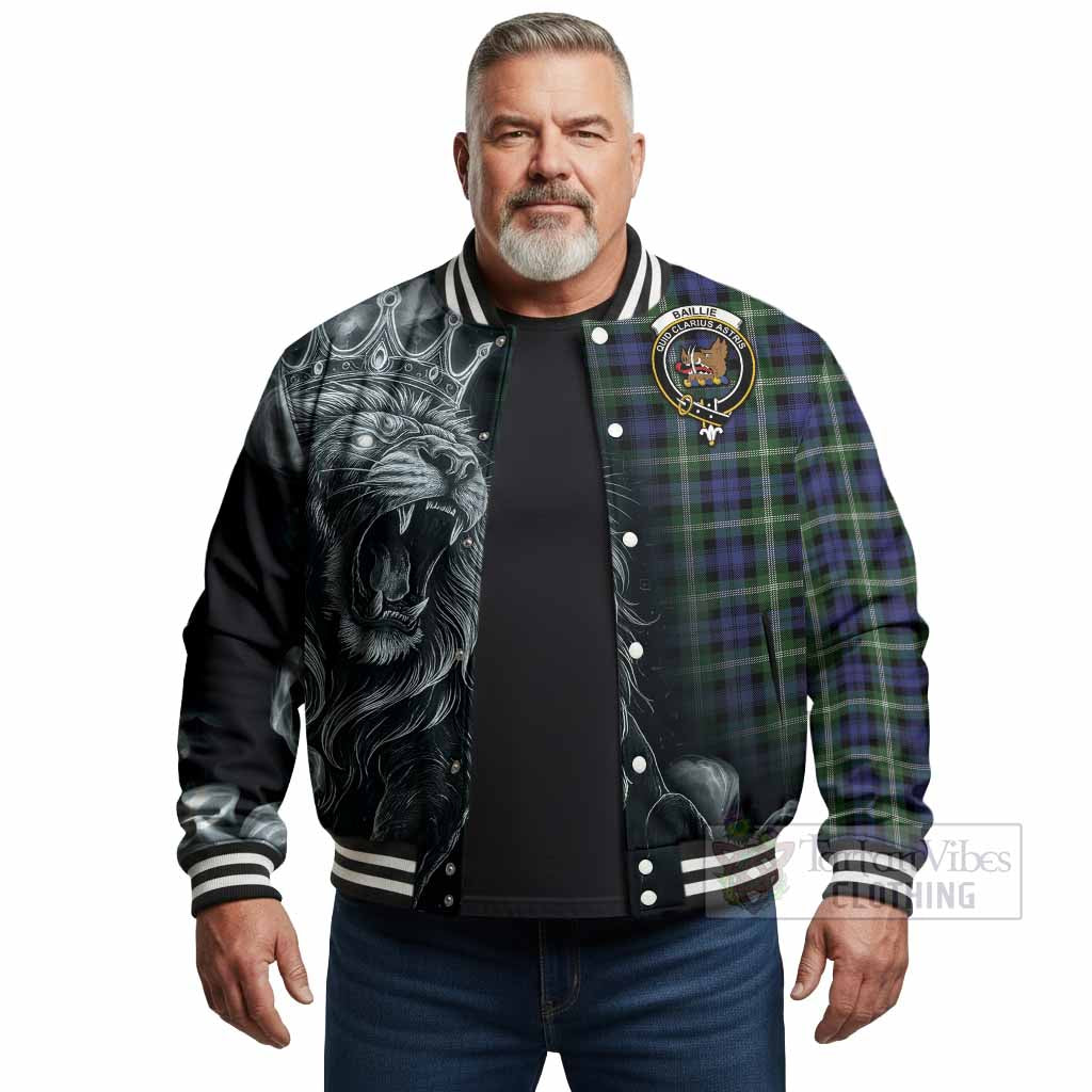 Baillie (Bailey) Tartan Baseball Jacket Roaring Lion Heritage