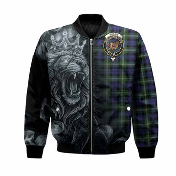 Baillie (Bailey) Tartan Bomber Jacket Roaring Lion Heritage