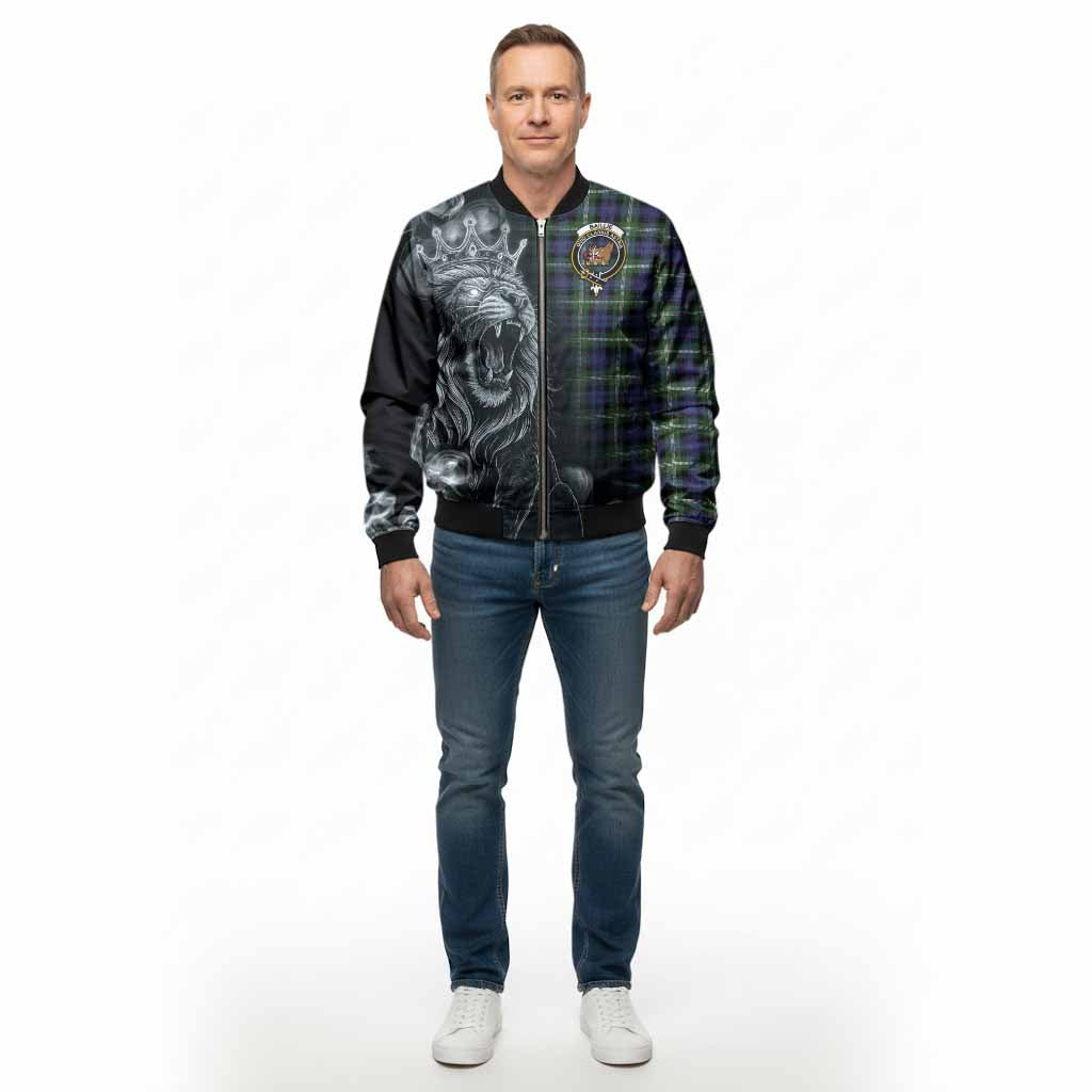 Baillie (Bailey) Tartan Bomber Jacket Roaring Lion Heritage