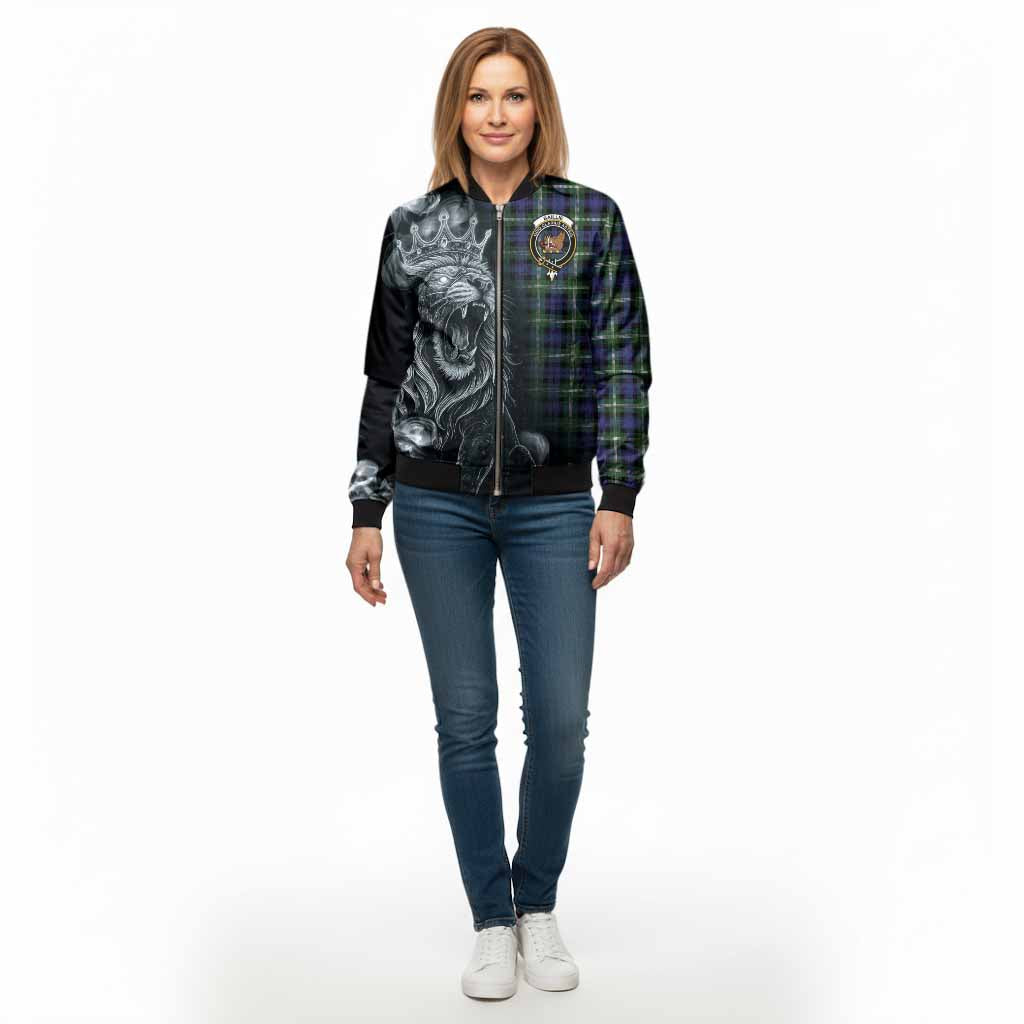 Baillie (Bailey) Tartan Bomber Jacket Roaring Lion Heritage