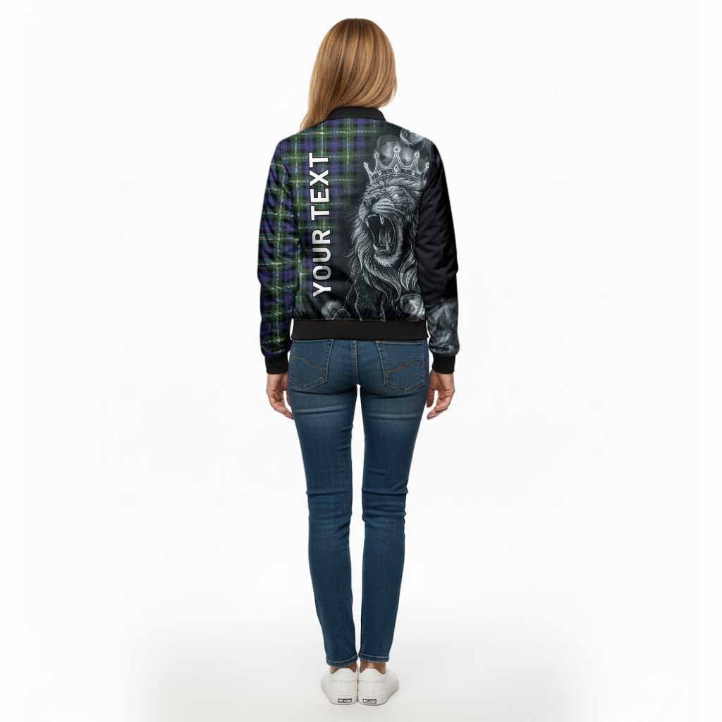 Baillie (Bailey) Tartan Bomber Jacket Roaring Lion Heritage