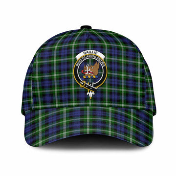 Baillie (Bailey) Tartan Classic Cap with Family Crest