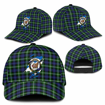 Baillie (Bailey) Tartan Classic Cap with Family Crest In Me Style