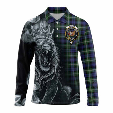 Baillie (Bailey) Tartan Long Sleeve Polo Shirt Roaring Lion Heritage