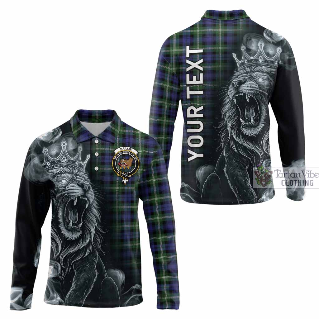 Baillie (Bailey) Tartan Long Sleeve Polo Shirt Roaring Lion Heritage