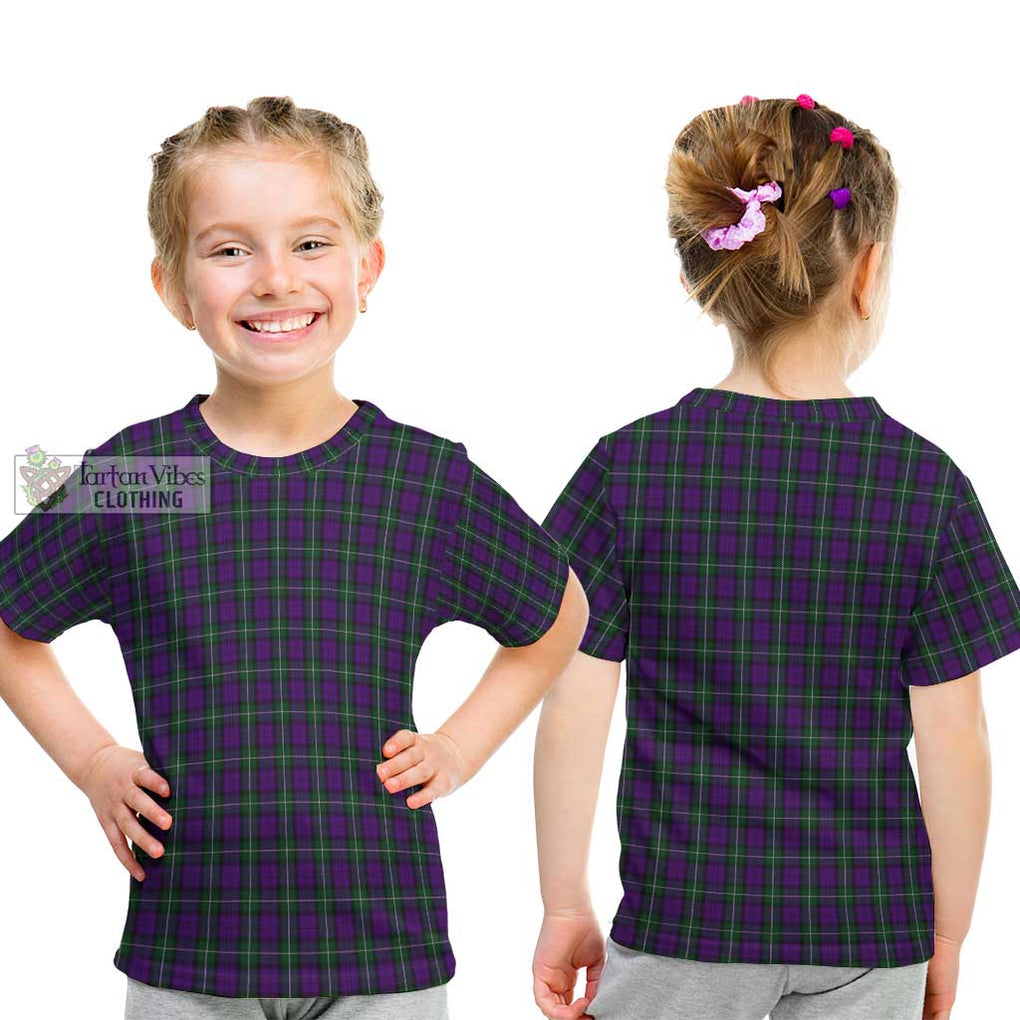 Baillie Highland Society Tartan Kid T-Shirt Youth XL Size14 - Tartan Vibes Clothing