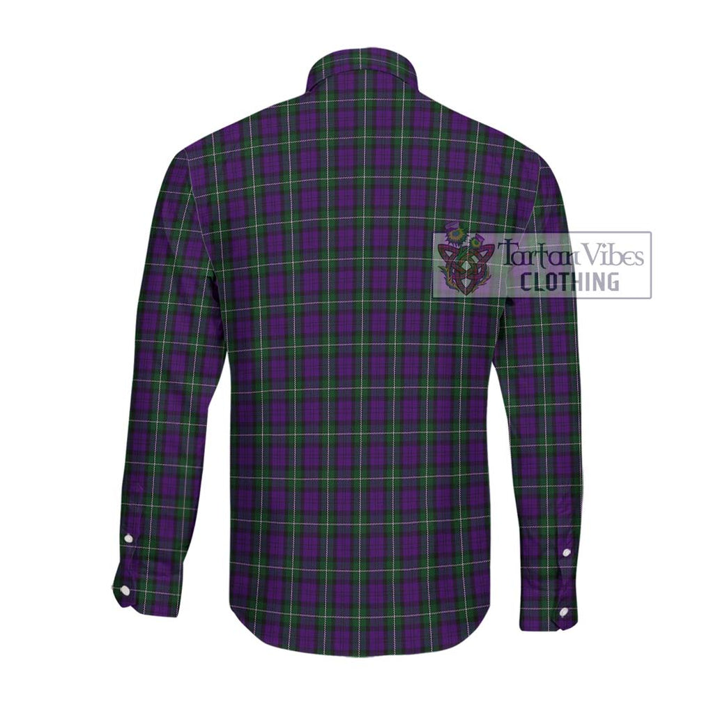 Baillie Highland Society Tartan Long Sleeve Button Shirt with Family Crest DNA In Me Style - Tartanvibesclothing Shop