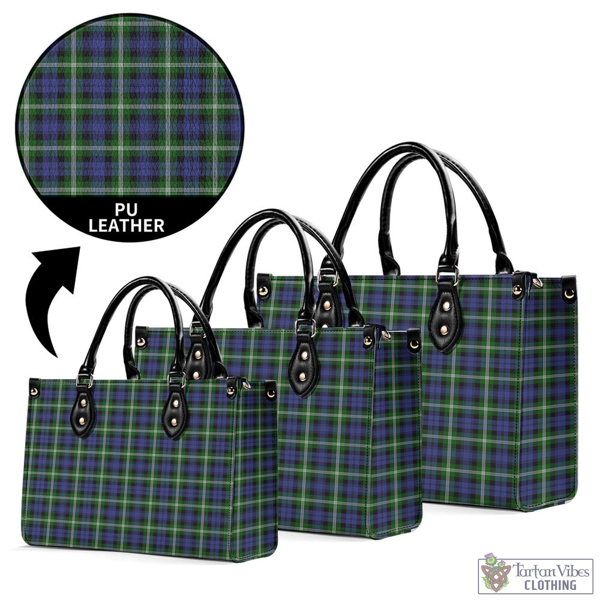 Baillie (Bailey) Tartan Luxury Leather Handbags - Tartan Vibes Clothing
