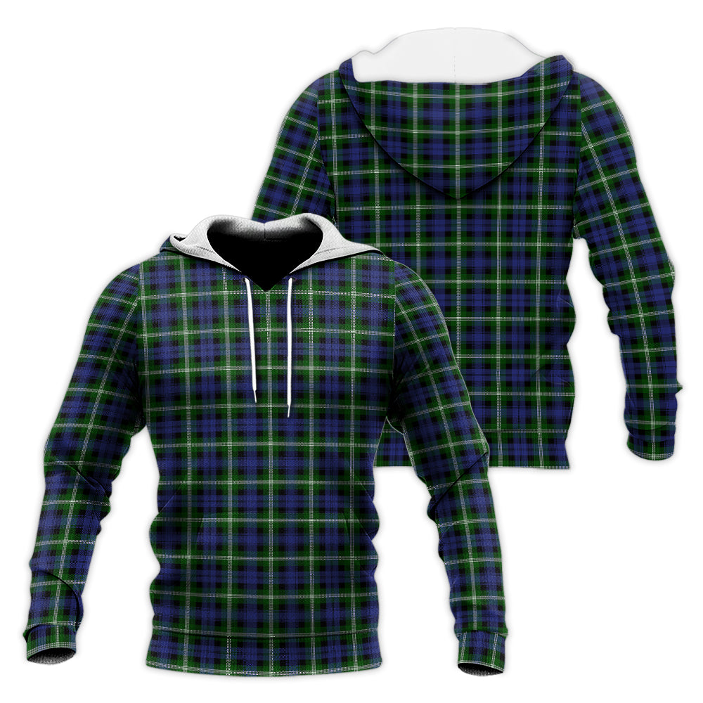Baillie (Bailey) Tartan Knitted Hoodie Unisex - Tartan Vibes Clothing