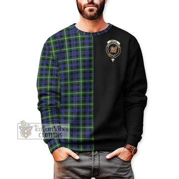 Baillie (Bailey) Tartan Sweatshirt with Family Crest and Half Of Me Style Unisex - Tartan Vibes Clothing