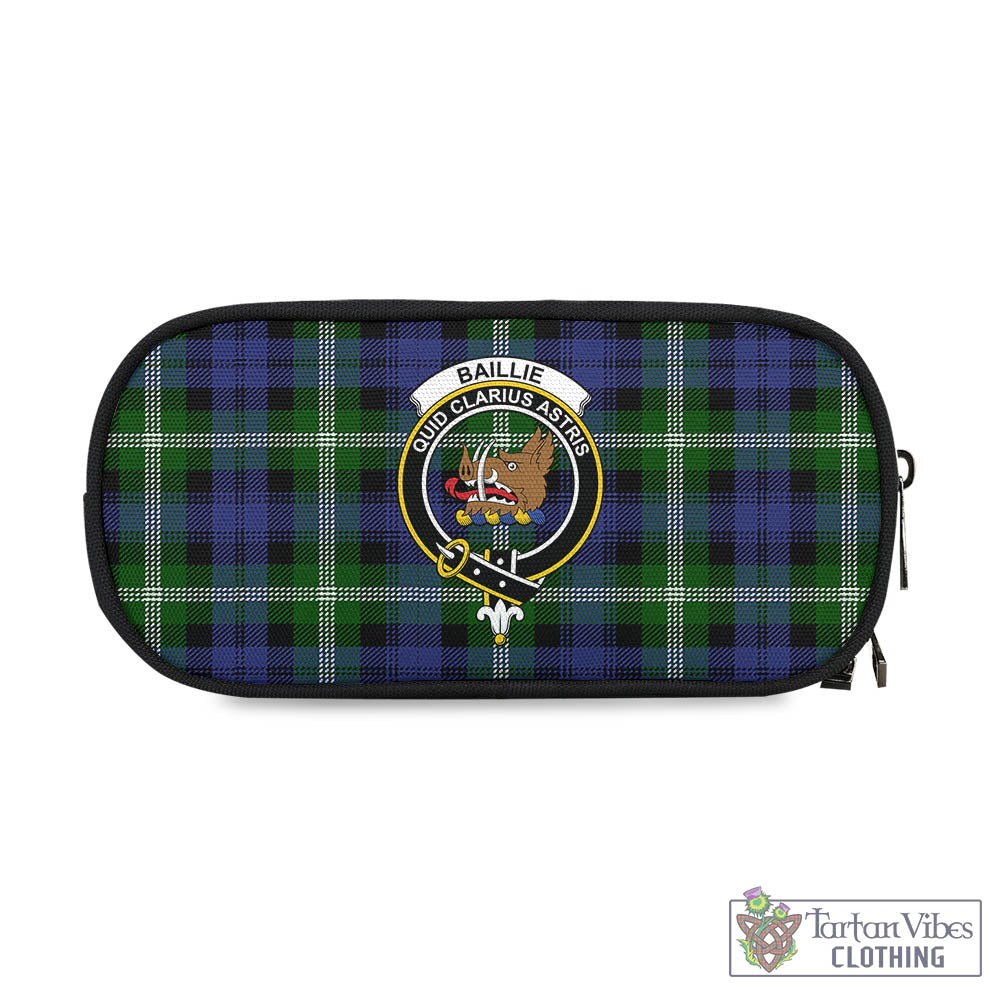Baillie (Bailey) Tartan Pen and Pencil Case with Family Crest One Size 4.13*8.74 inch - Tartan Vibes Clothing