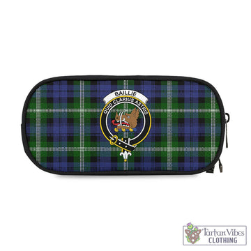 Baillie (Bailey) Tartan Pen and Pencil Case with Family Crest One Size 4.13*8.74 inch - Tartan Vibes Clothing
