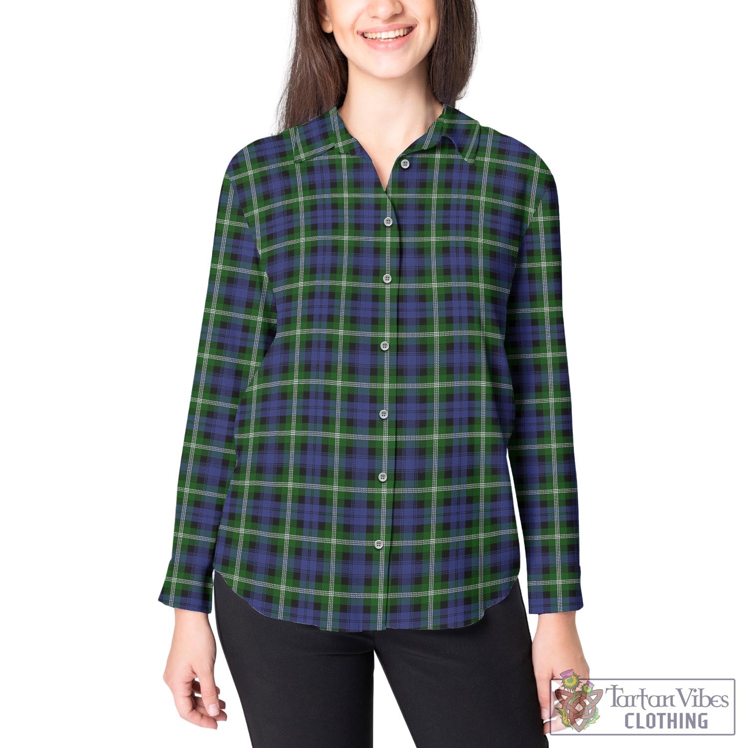 Baillie (Bailey) Tartan Women's Casual Shirt - Tartan Vibes Clothing