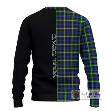 Baillie (Bailey) Tartan Ugly Sweater with Family Crest and Half Of Me Style - Tartan Vibes Clothing