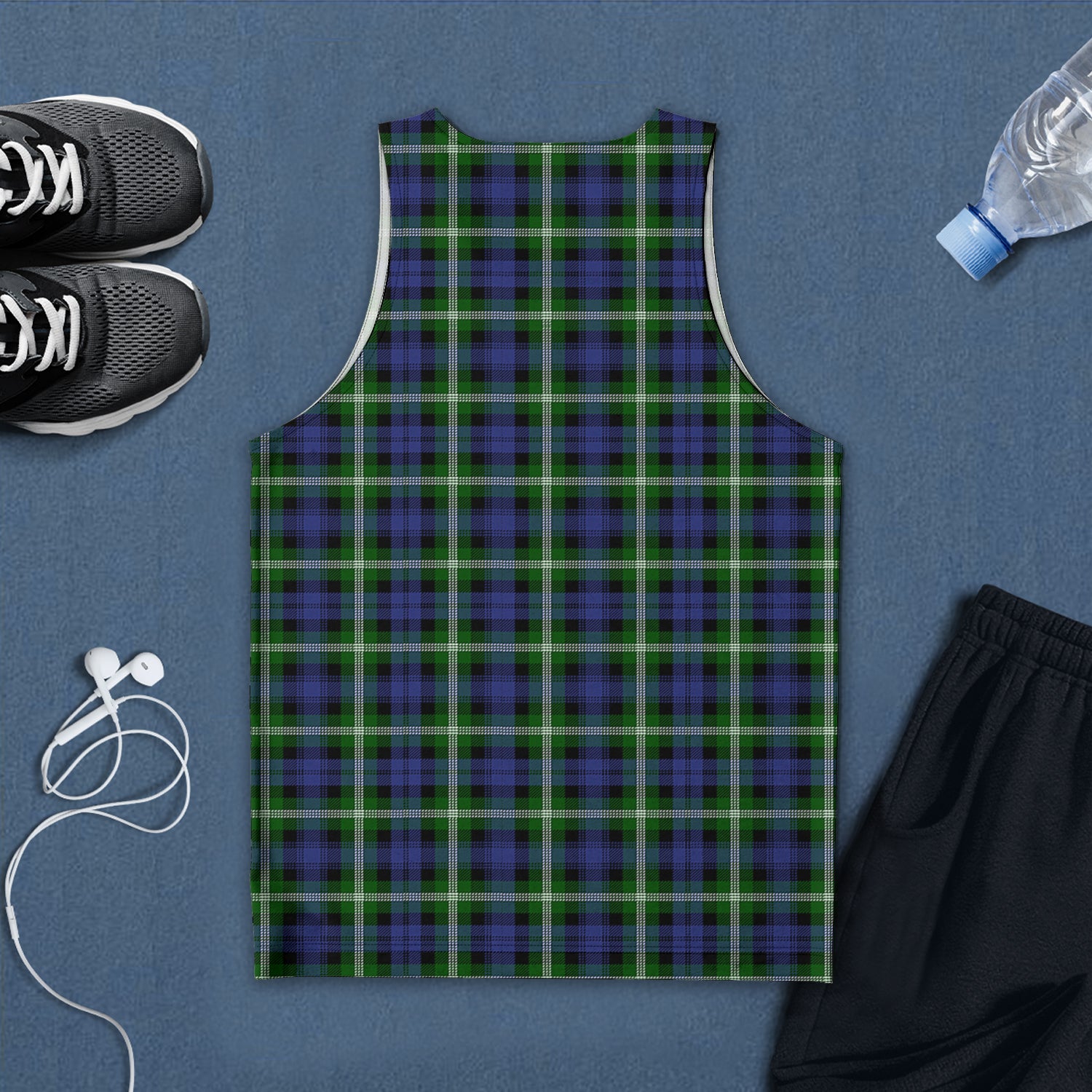 Baillie (Bailey) Tartan Mens Tank Top - Tartan Vibes Clothing