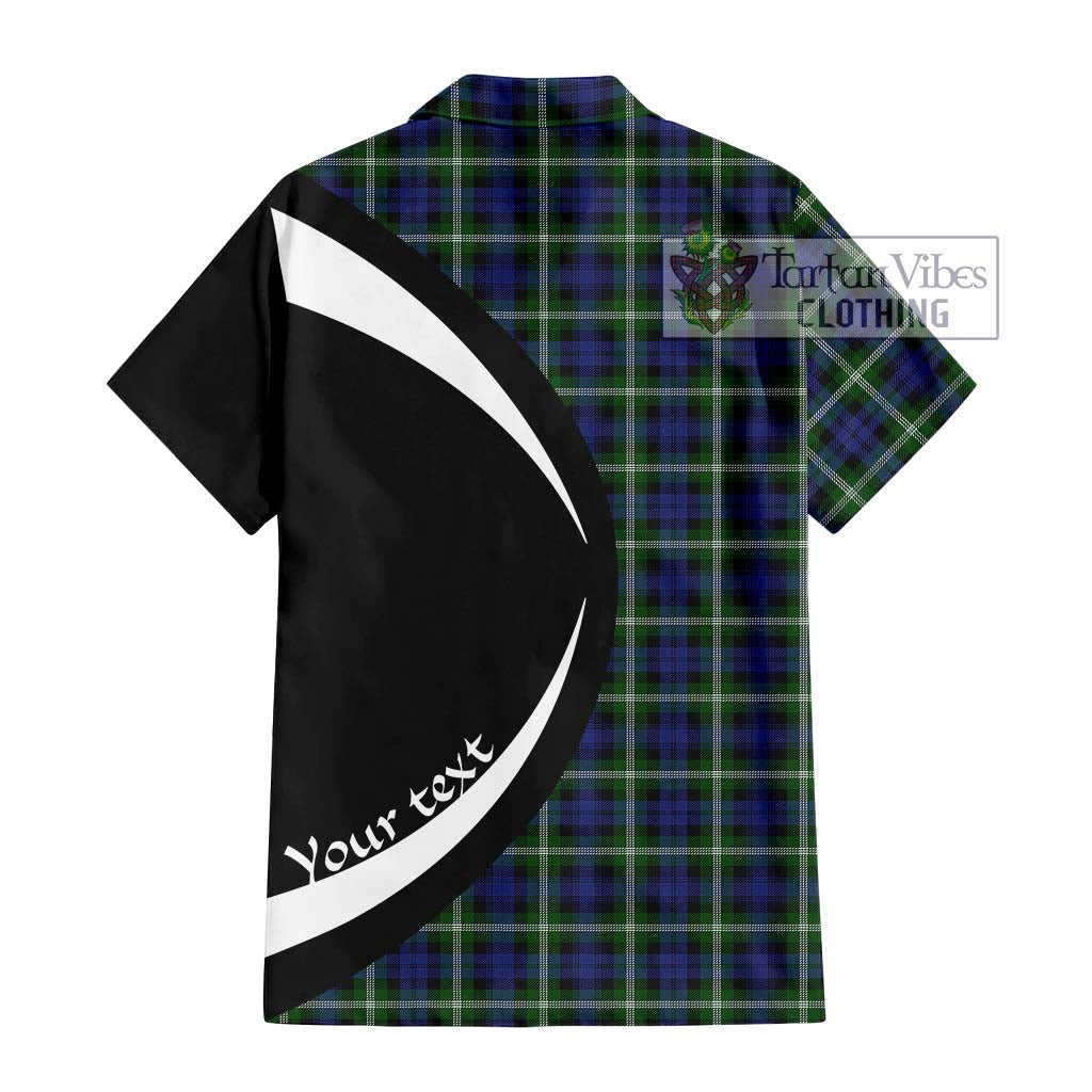 Baillie (Bailey) Tartan Hawaiian Shirt with Family Crest Circle Style - Tartan Vibes Clothing