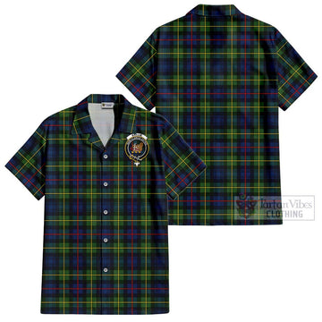 Baillie (Bailey) Tartan Cotton Hawaiian Shirt with Family Crest - Tartan Vibes Clothing