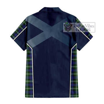 Baillie (Bailey) Tartan Hawaiian Shirt with Family Crest and Lion Rampant Vibes Sport Style - Tartan Vibes Clothing
