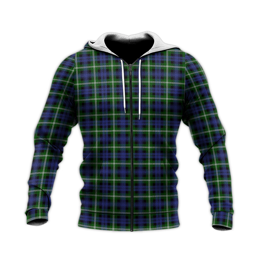 Baillie (Bailey) Tartan Knitted Hoodie - Tartan Vibes Clothing