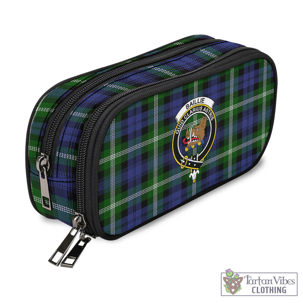 Baillie (Bailey) Tartan Pen and Pencil Case with Family Crest - Tartan Vibes Clothing