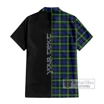 Baillie (Bailey) Tartan Hawaiian Shirt with Family Crest and Half Of Me Style - Tartan Vibes Clothing