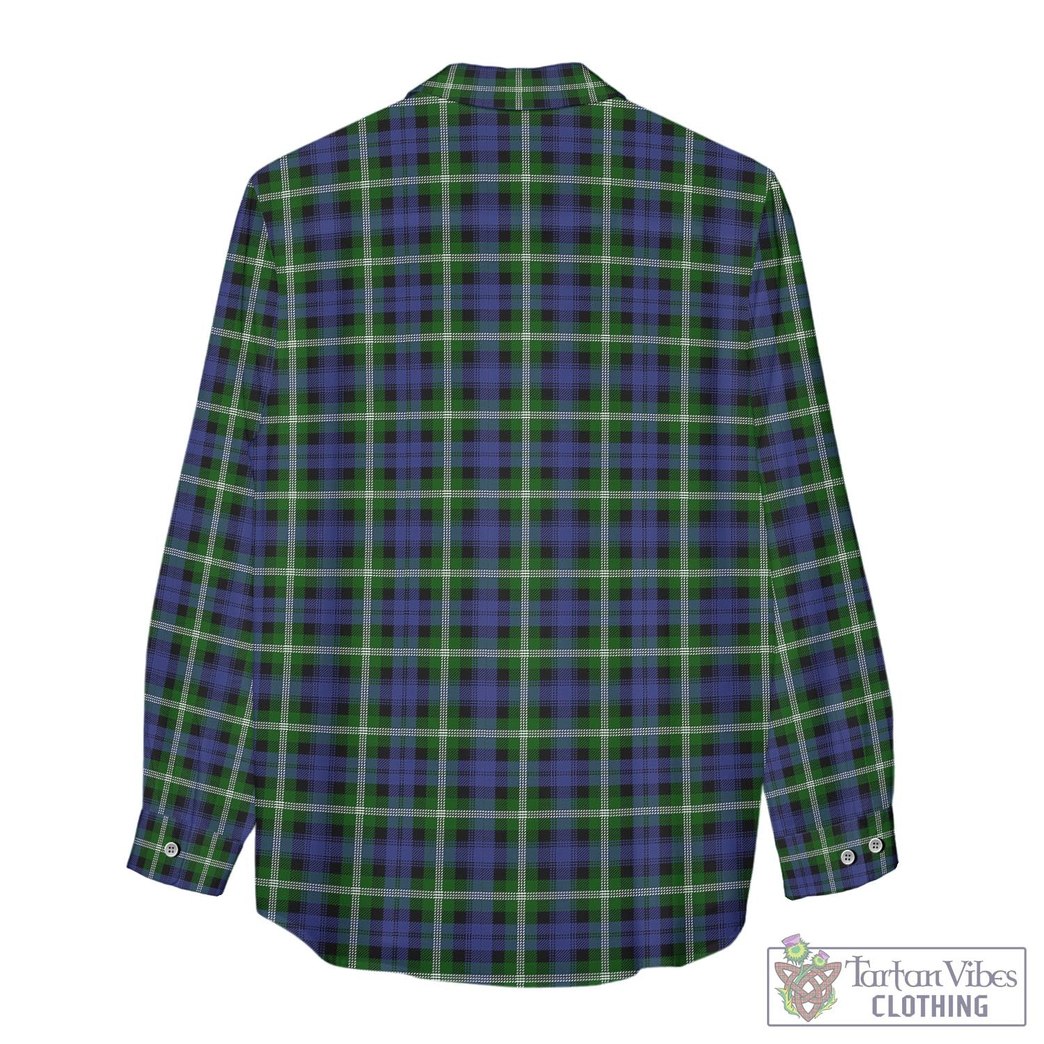 Baillie (Bailey) Tartan Women's Casual Shirt with Family Crest - Tartan Vibes Clothing