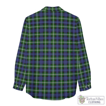 Baillie (Bailey) Tartan Women's Casual Shirt with Family Crest - Tartan Vibes Clothing