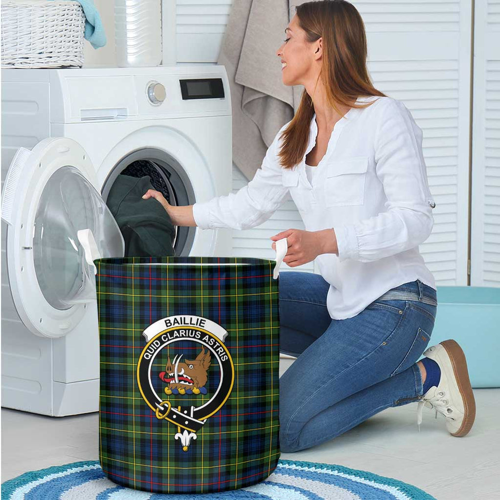 Baillie (Bailey) Tartan Laundry Basket with Family Crest - Tartan Vibes Clothing