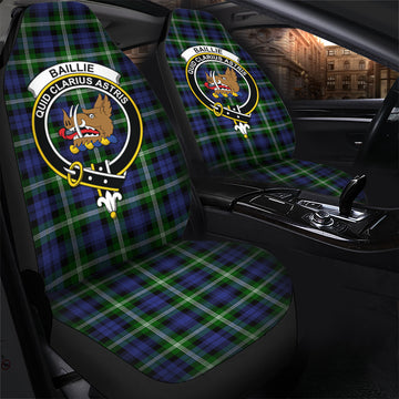 Baillie (Bailey) Tartan Car Seat Cover with Family Crest - Tartan Vibes Clothing