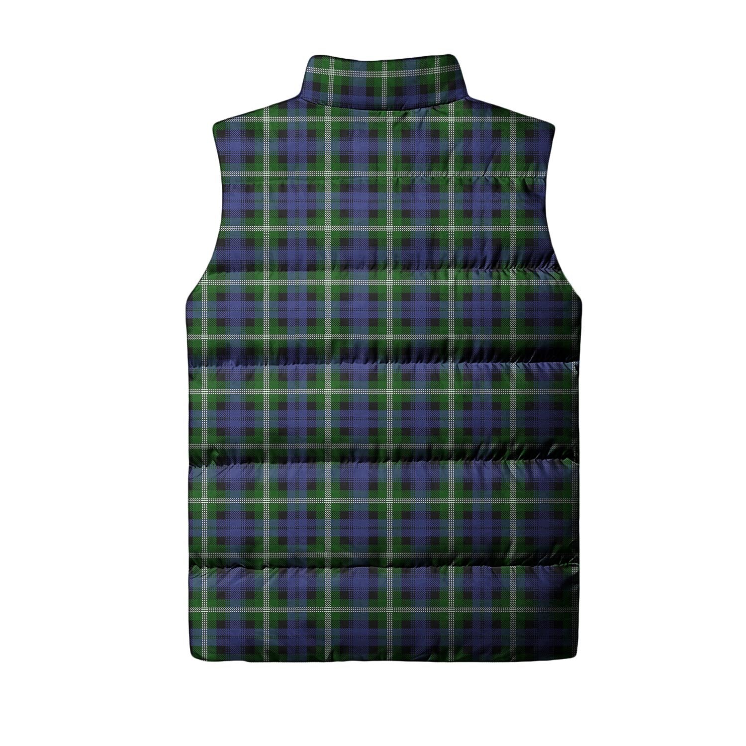 Baillie (Bailey) Tartan Sleeveless Puffer Jacket with Family Crest - Tartan Vibes Clothing