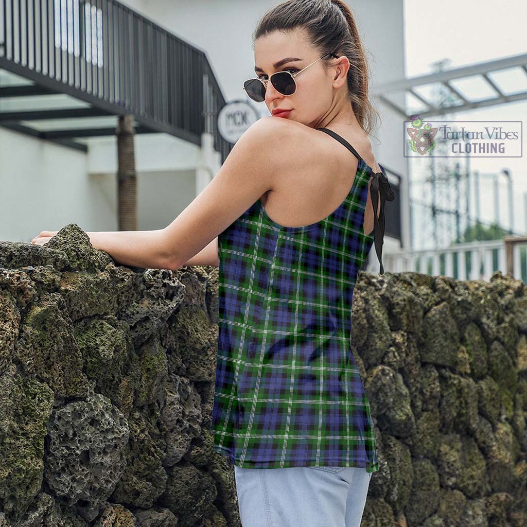 Tartan Vibes Clothing Baillie Modern Tartan Loose Halter Neck Camisole