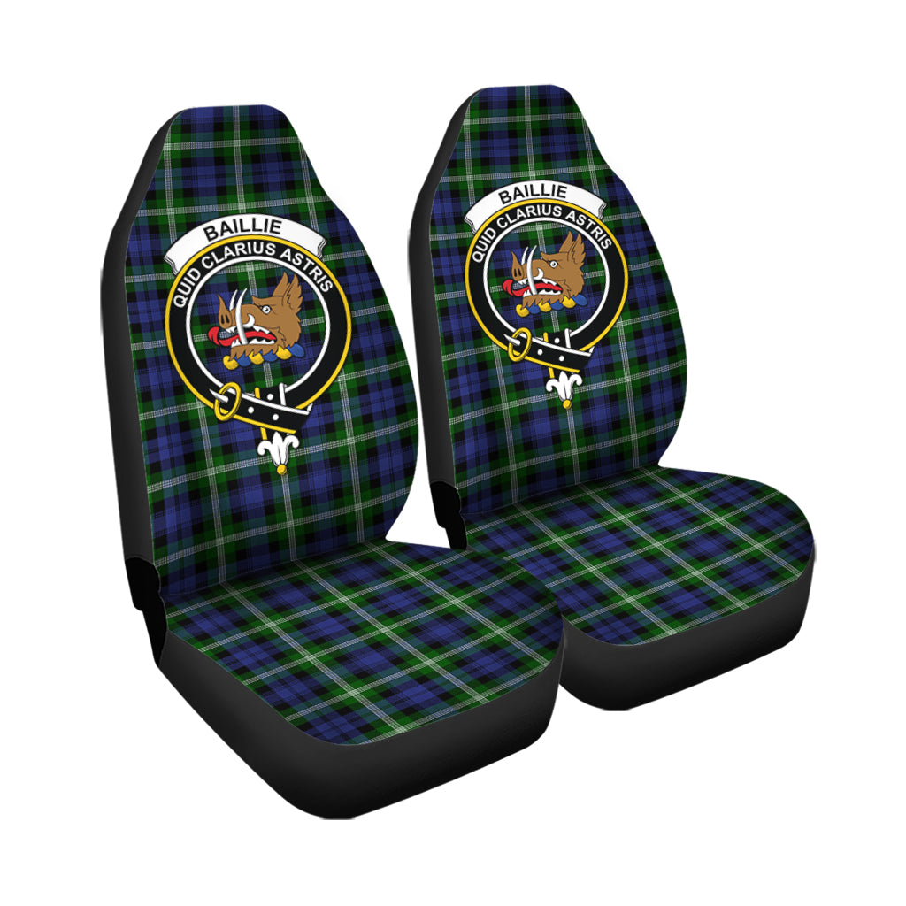 Baillie (Bailey) Tartan Car Seat Cover with Family Crest - Tartan Vibes Clothing