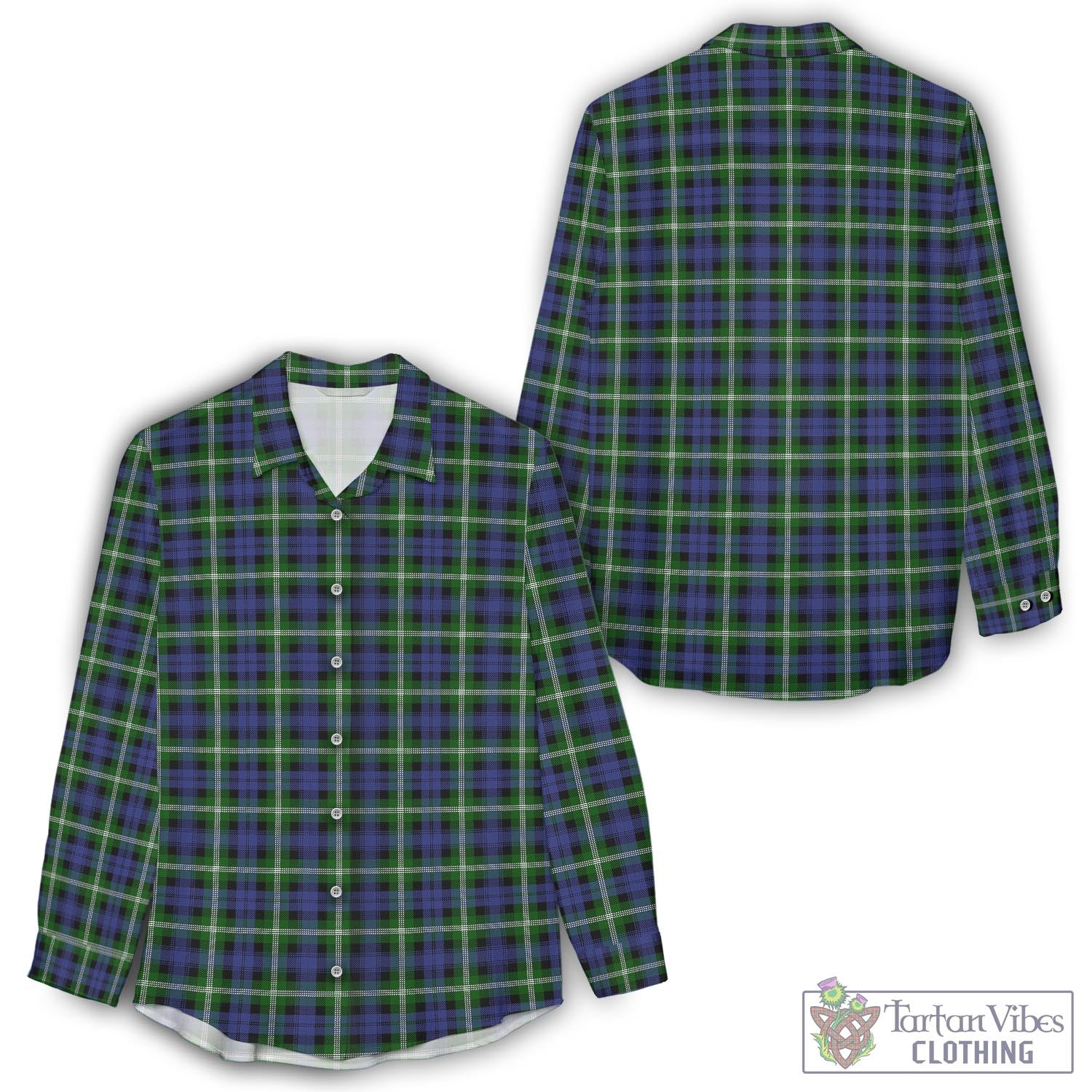 Baillie (Bailey) Tartan Women's Casual Shirt - Tartan Vibes Clothing