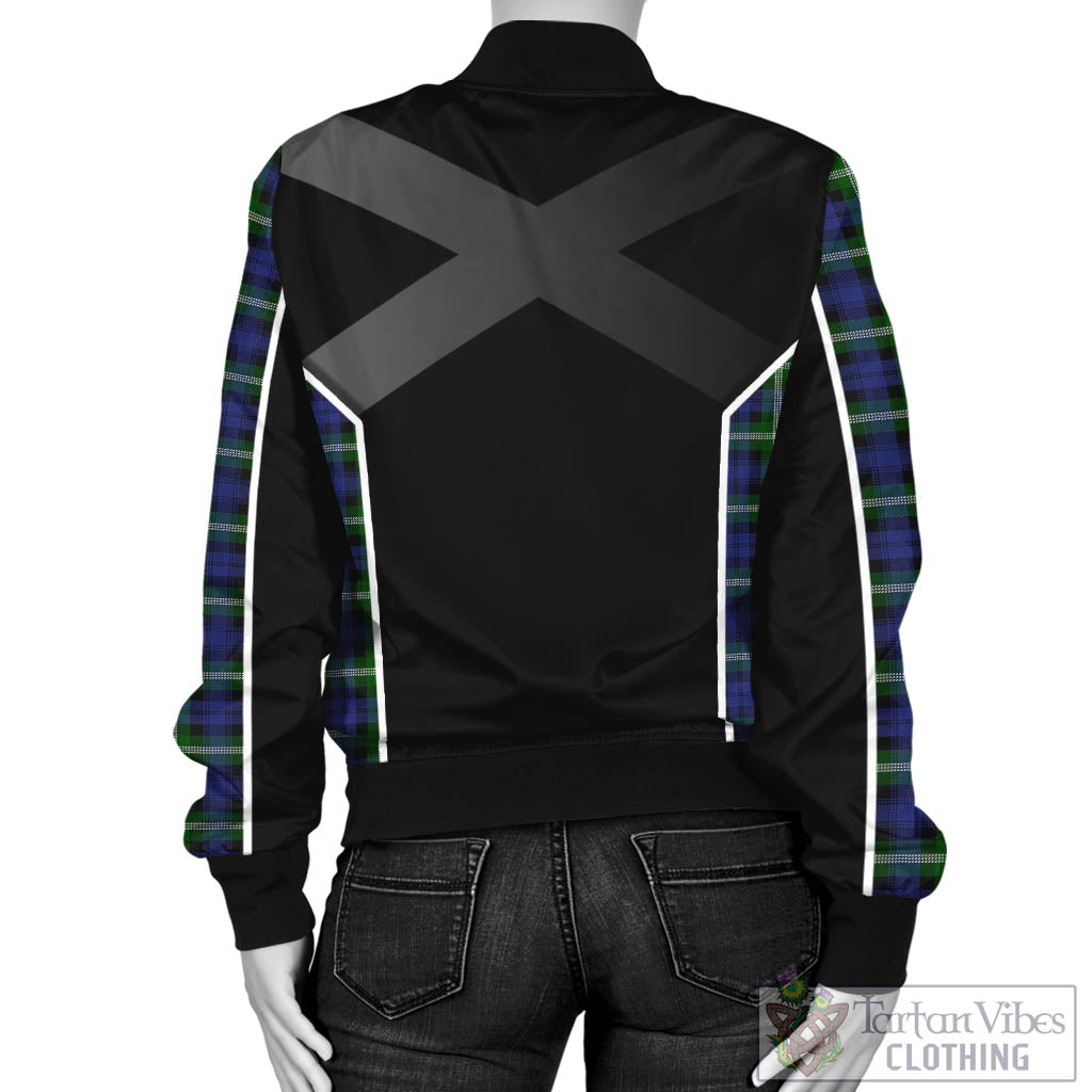Baillie (Bailey) Tartan Bomber Jacket with Family Crest and Scottish Thistle Vibes Sport Style - Tartan Vibes Clothing