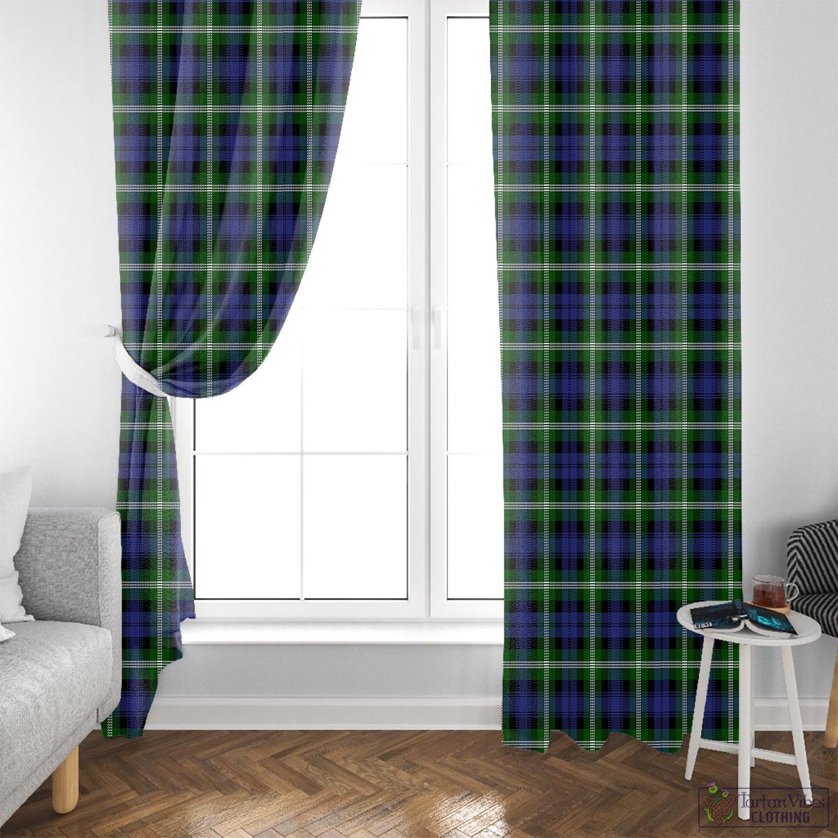 Baillie Modern Tartan Window Curtain