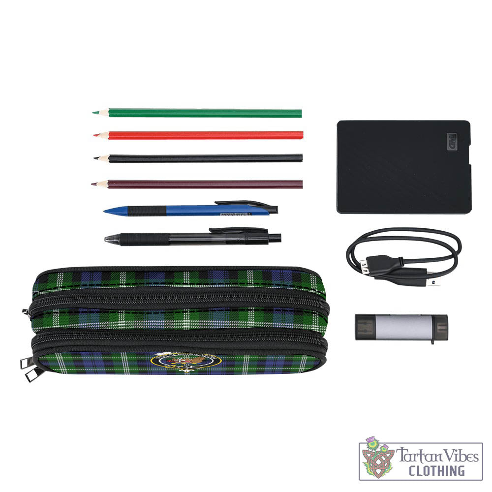 Baillie (Bailey) Tartan Pen and Pencil Case with Family Crest - Tartan Vibes Clothing