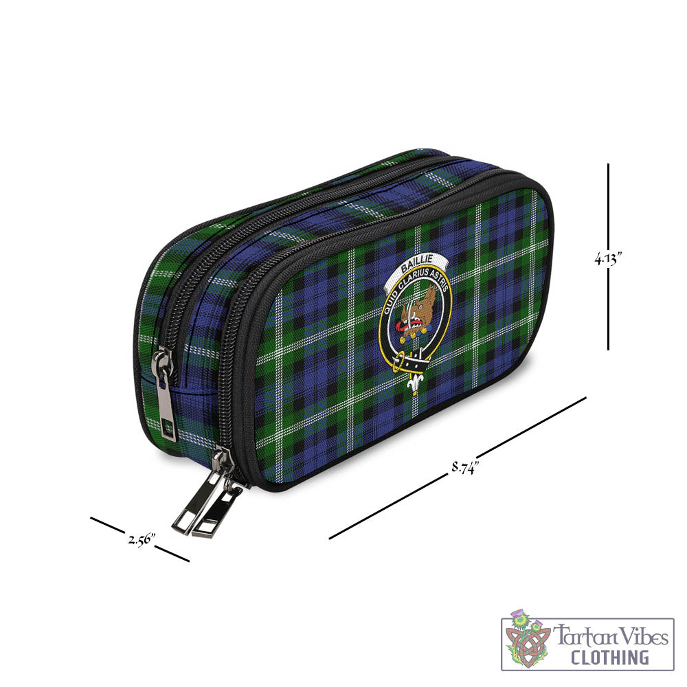 Baillie (Bailey) Tartan Pen and Pencil Case with Family Crest - Tartan Vibes Clothing