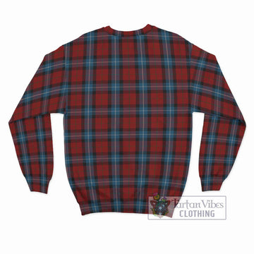 Baillie of Polkemmet Red Tartan Sweatshirt with Family Crest DNA In Me Style - Tartan Vibes Clothing