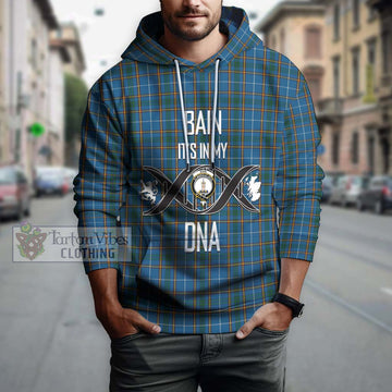 Bain Tartan Hoodie with Family Crest DNA In Me Style Pullover Hoodie - Tartan Vibes Clothing