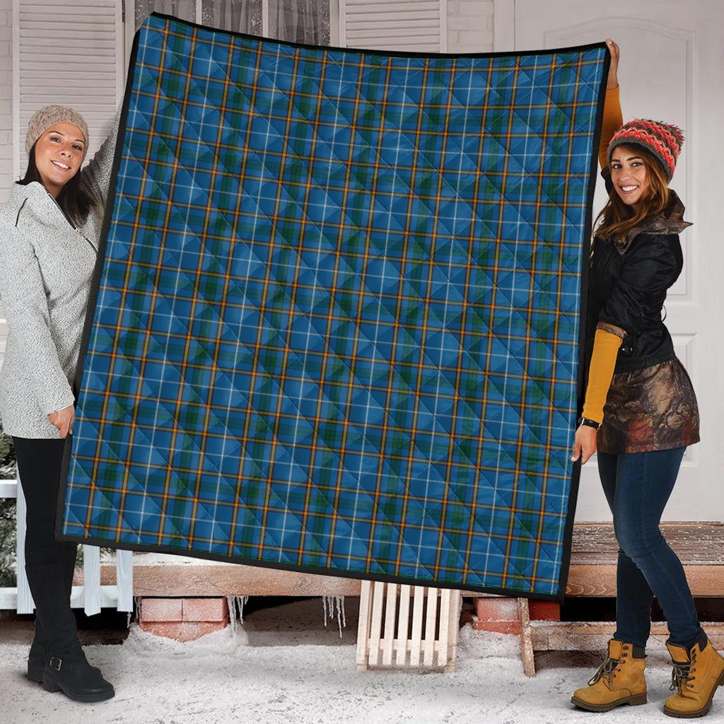 Bain Tartan Quilt Super King Quilt 91" x 110" - Tartan Vibes Clothing