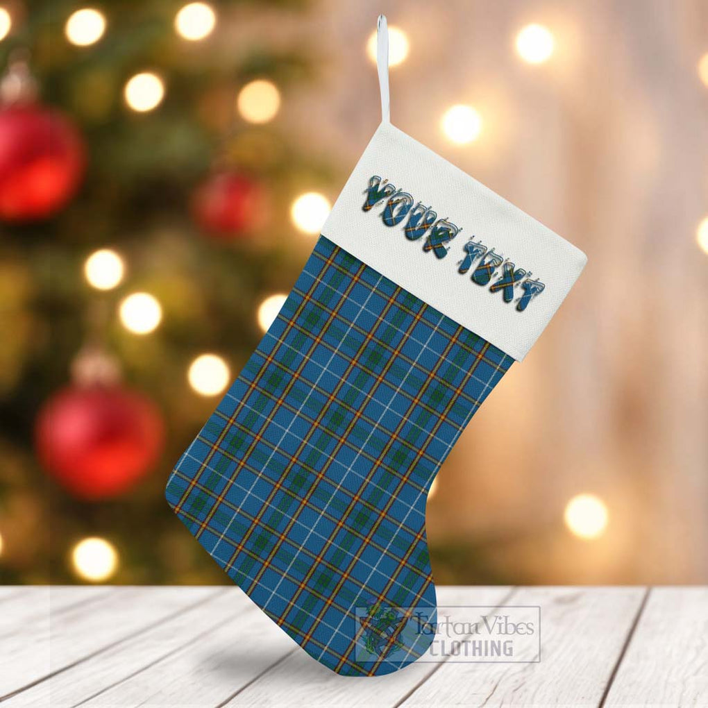 Bain Tartan Christmas Stocking with Personalized Text - Tartan Vibes Clothing