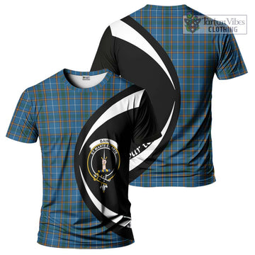 Bain Tartan T-Shirt with Family Crest Circle Style Kid's Shirt - Tartan Vibes Clothing