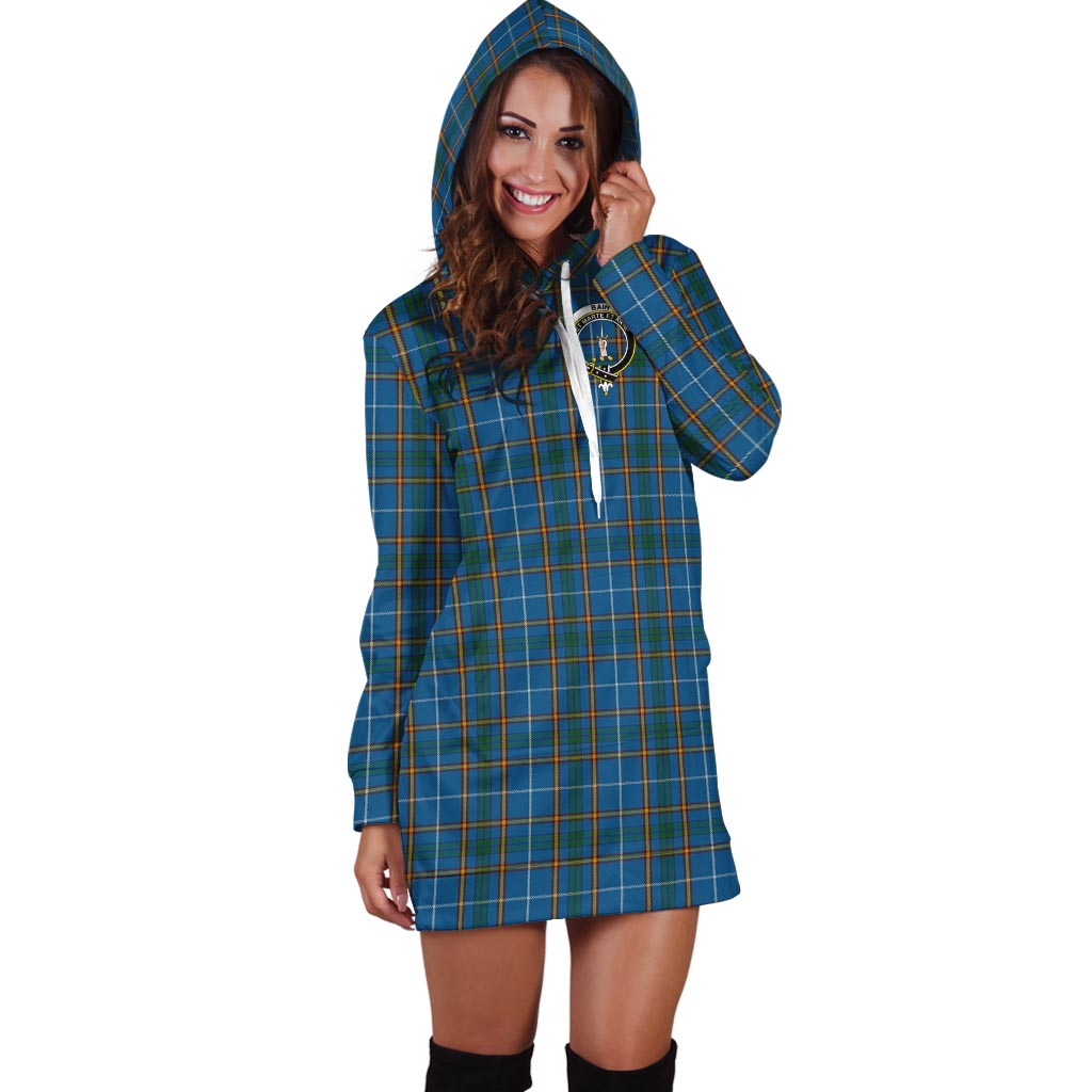 Bain Tartan Crest 2D T-shirt - Alba Skull Style