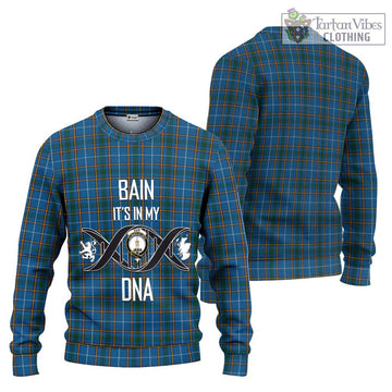 Bain Tartan Ugly Sweater with Family Crest DNA In Me Style Unisex - Tartan Vibes Clothing
